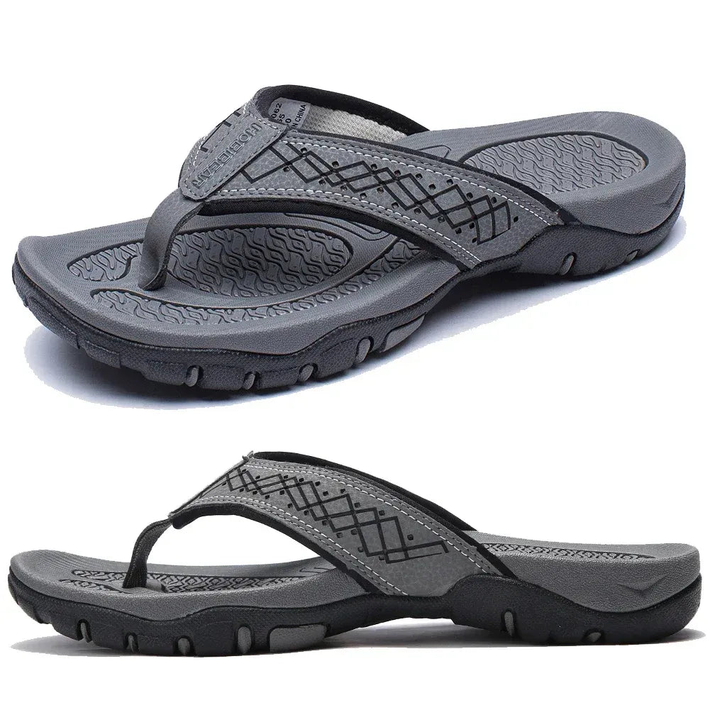 Herre Atletiske Flip Flops Med Svangstøtte