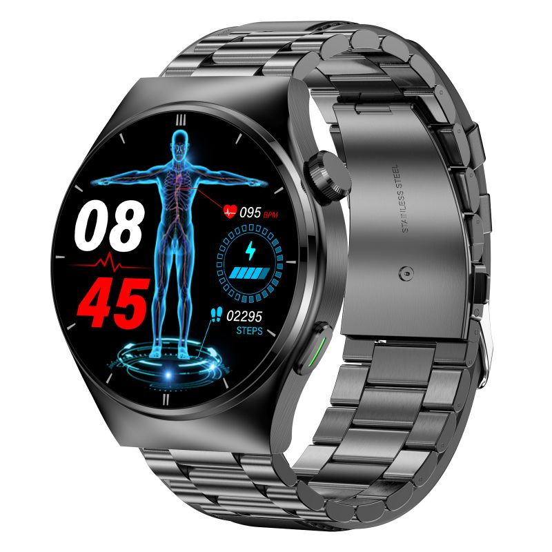 Herre Blodsukker & Blodtryk Overvågning Smartwatch
