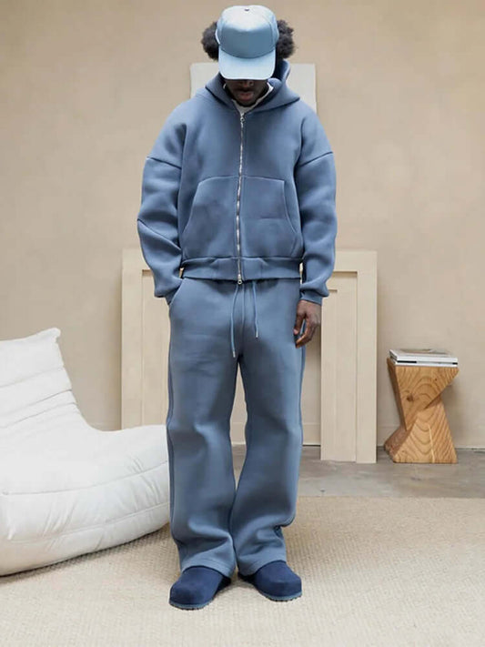 Herre Casual Oversized Tracksuit Sæt