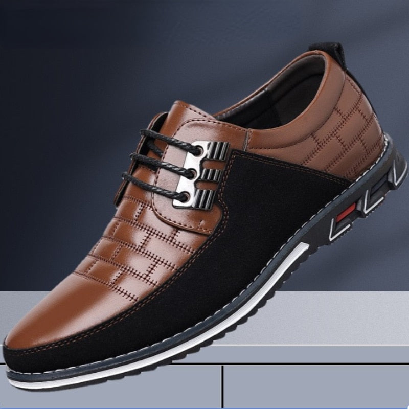 Herre Klassiske Læder Loafers