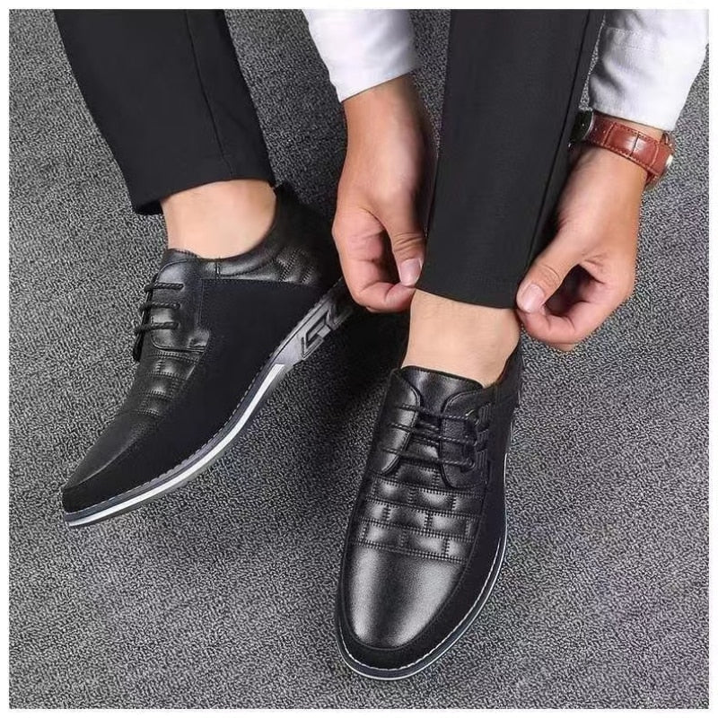Herre Klassiske Læder Loafers