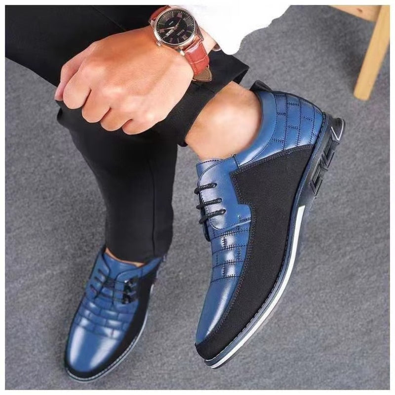 Herre Klassiske Læder Loafers