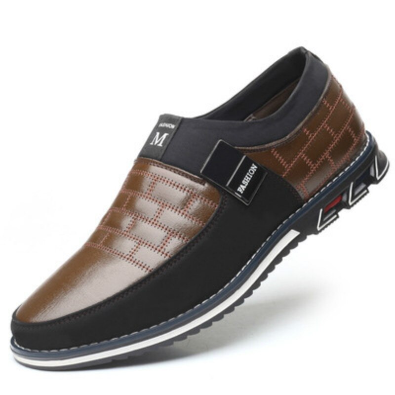 Herre Klassiske Læder Loafers