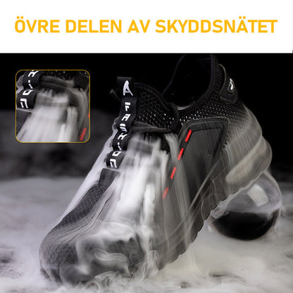 Herre Åndbare Sikkerhedssko med Stålto og Sål