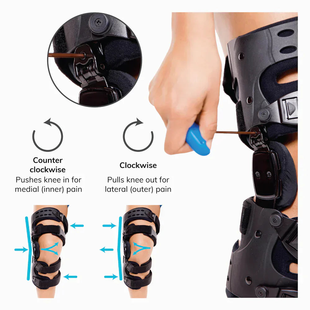 Herre Osteoarthritis Unloader Knæskinne