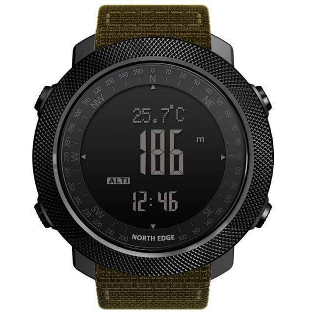 Herre Outdoor Altimeter Digital Kompas Ur