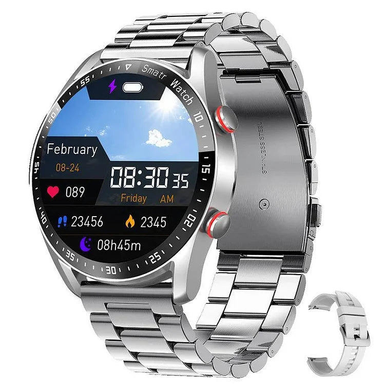 Herre Smartwatch med Sundhedsovervågning