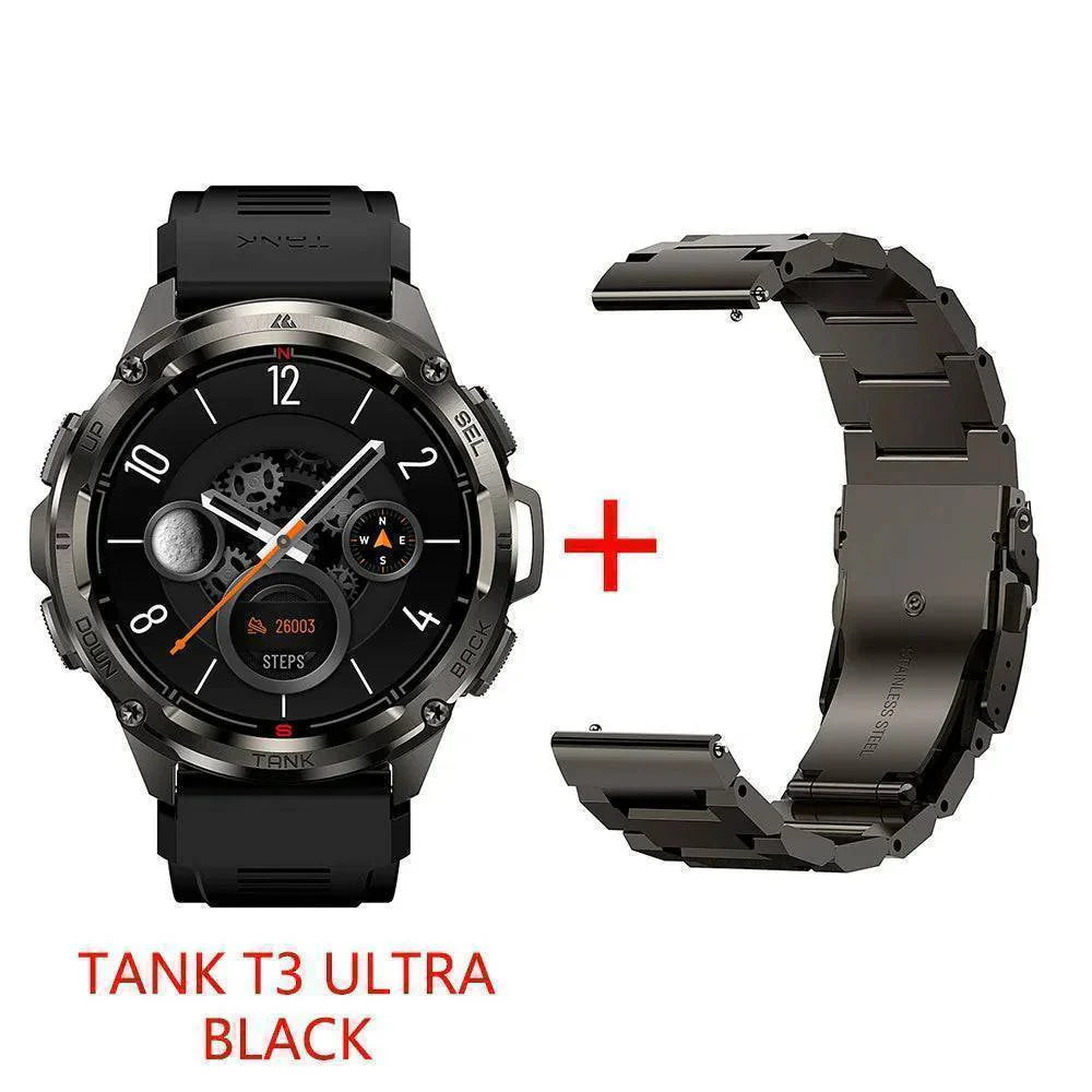 Herre T3 Ultra GPS AMOLED Smartwatch - Robust Fitness Tracker