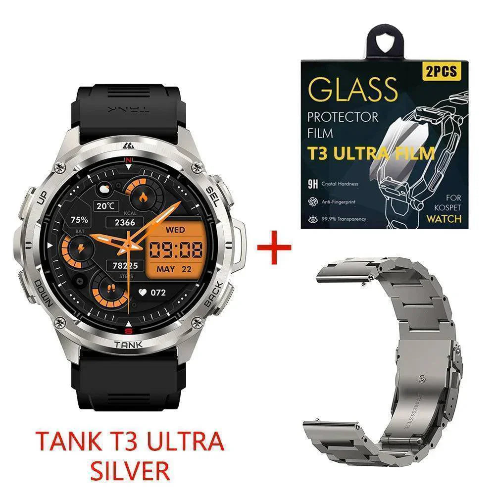 Herre T3 Ultra GPS AMOLED Smartwatch - Robust Fitness Tracker