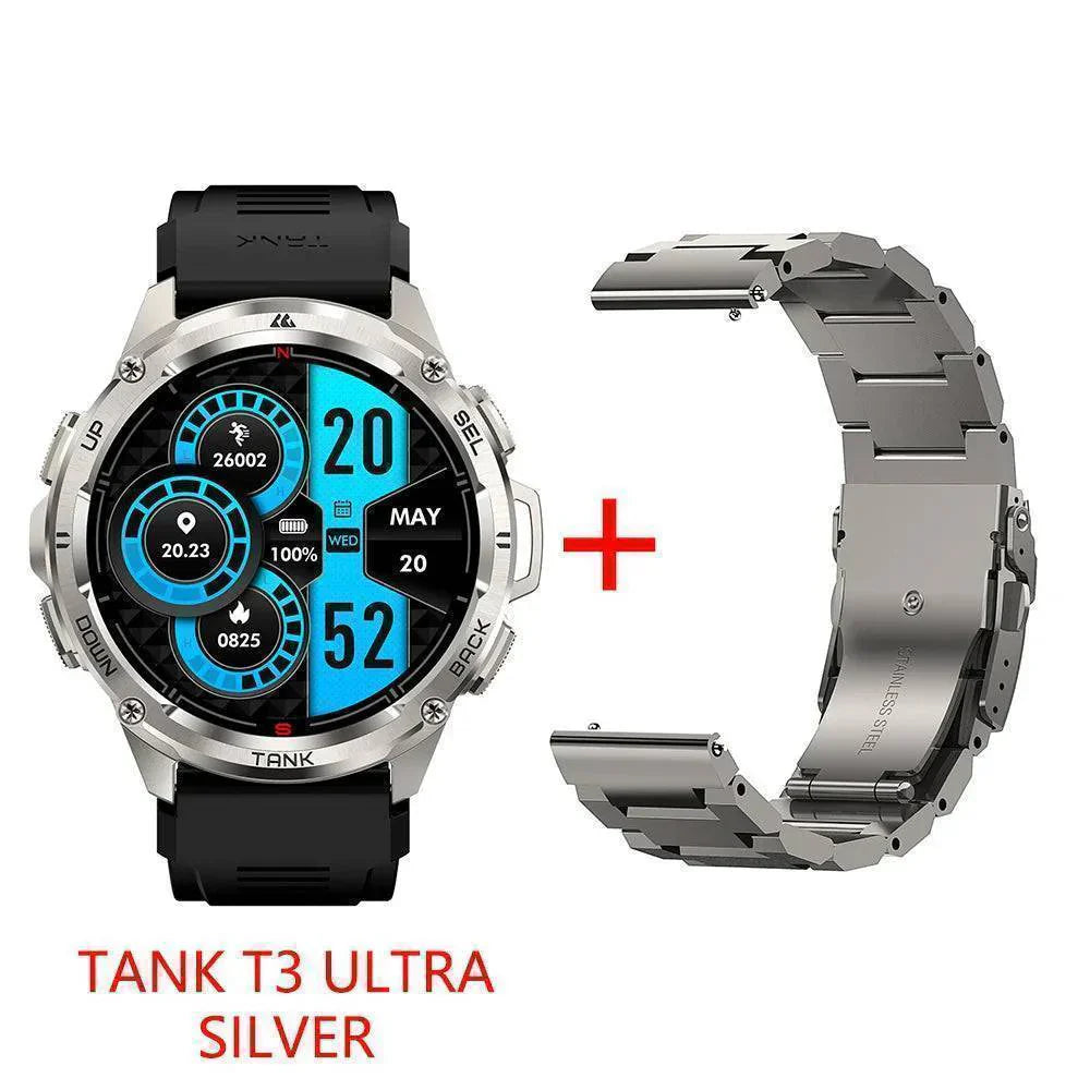 Herre T3 Ultra GPS AMOLED Smartwatch - Robust Fitness Tracker