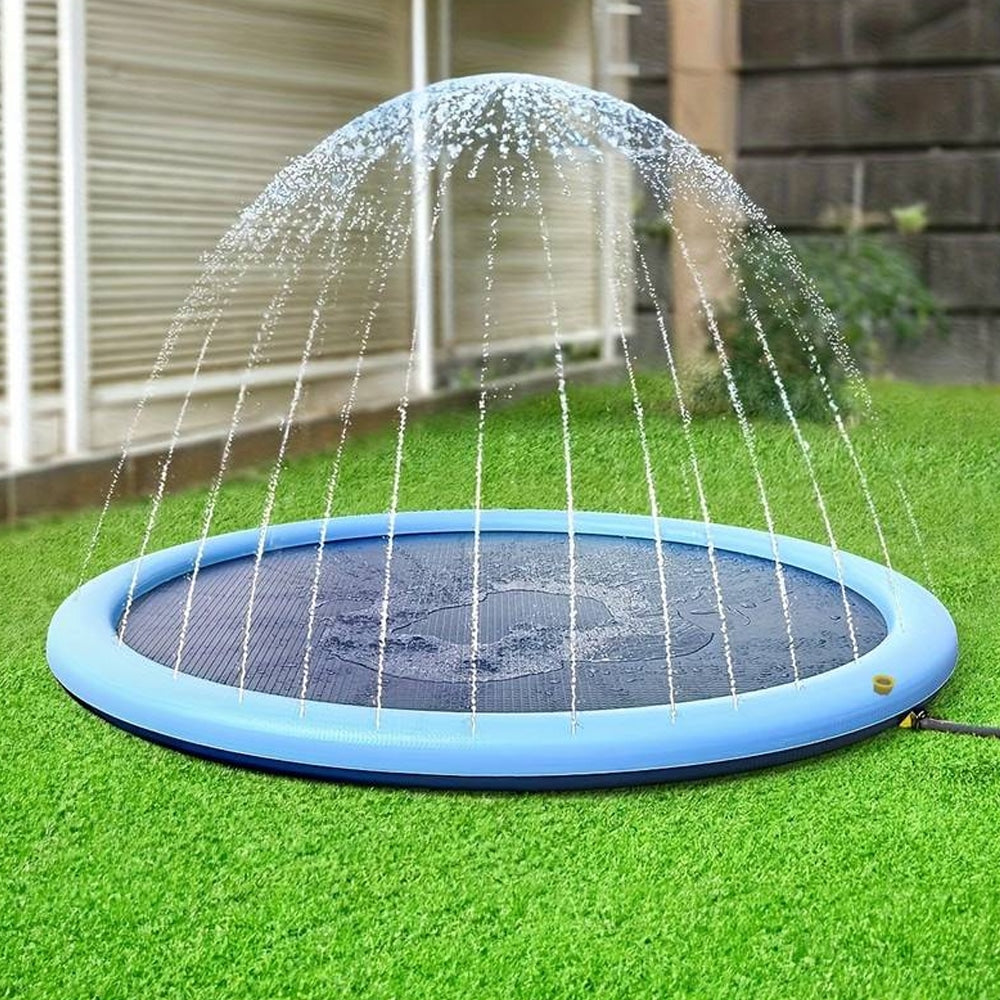 Hundepool med Vand Sprinkler (tilgængelig i størrelser til store og små hunde)