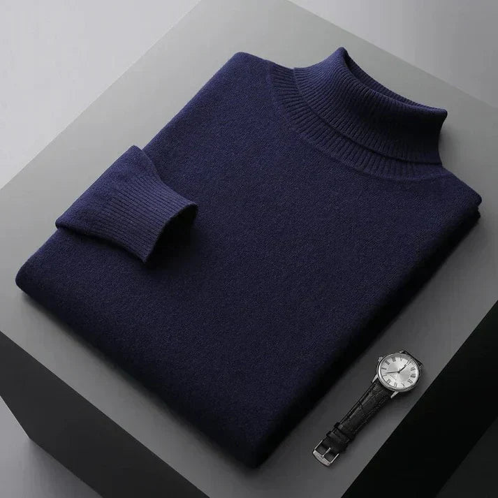 Mika | Pull Homme Col Roulé Manches Longues - Image 3