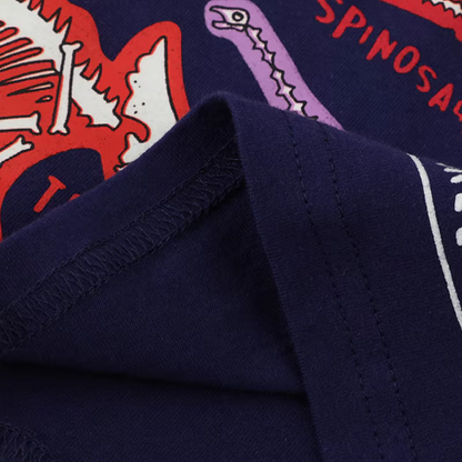 Icone™ DinoShirt: Børns T-shirt der Lyser i Mørket