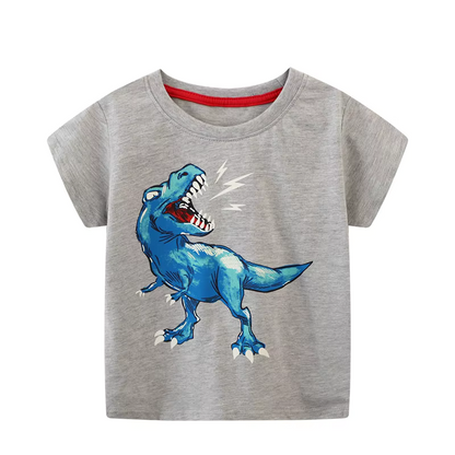 Icone™ DinoShirt: Børns T-shirt der Lyser i Mørket