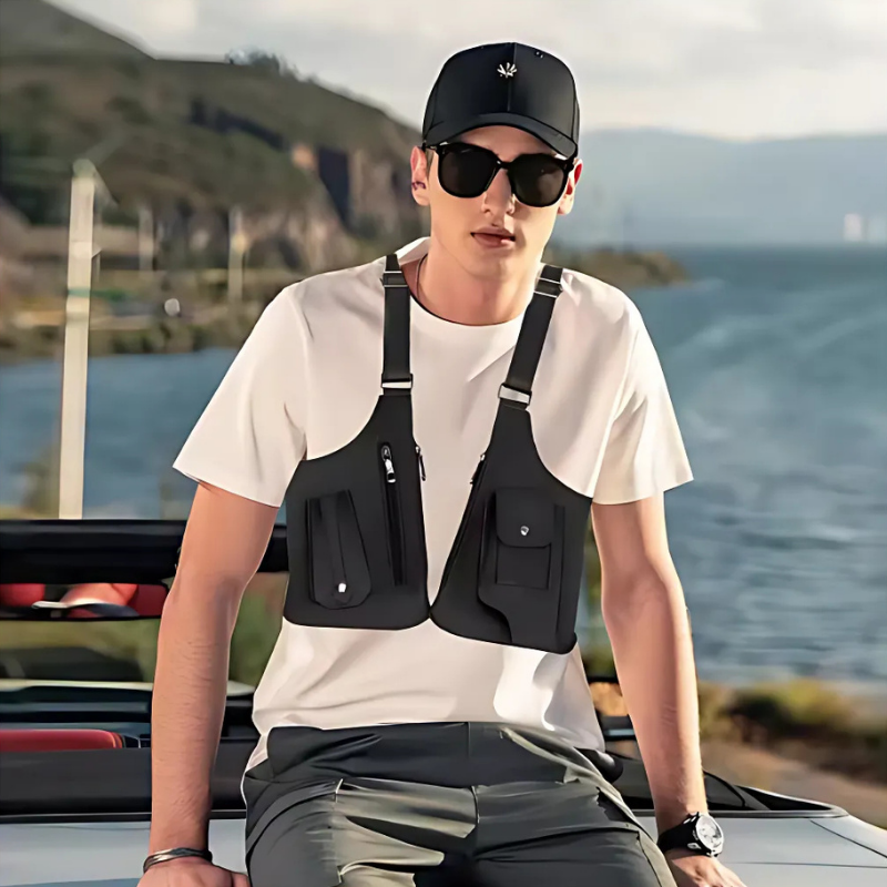 Icone™ SafetyBag: Sikker Cross Shoulder Safety Bag til Mænd og Kvinder