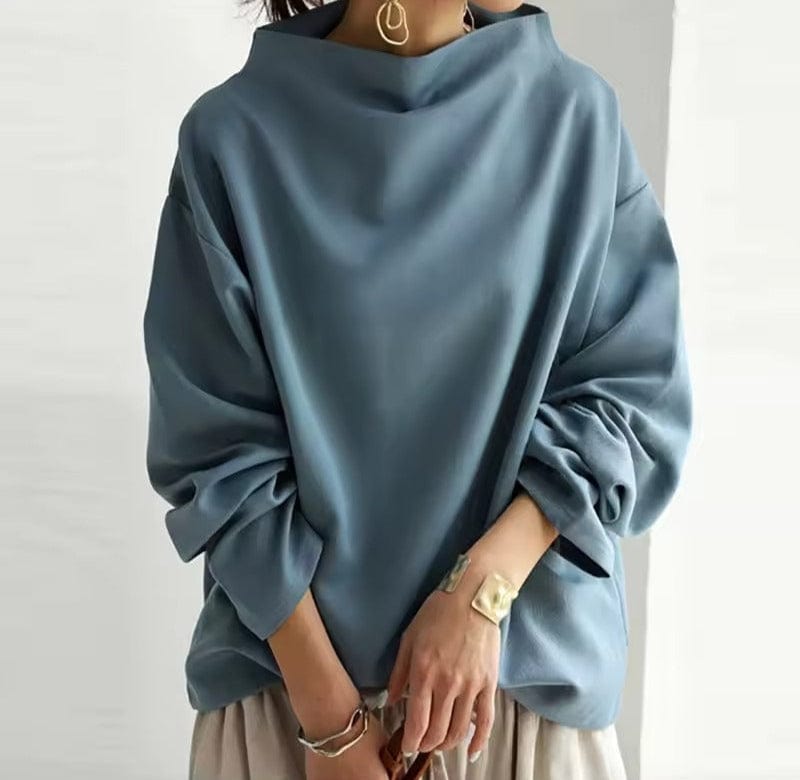 Image of Ida | Dame Oversized Langærmet Top