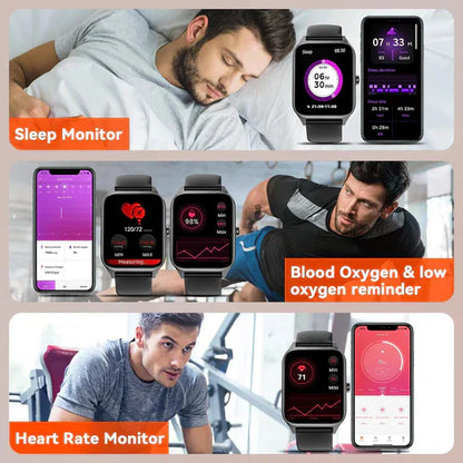 Ikke-invasiv blodsukker smartwatch med fitness tracking