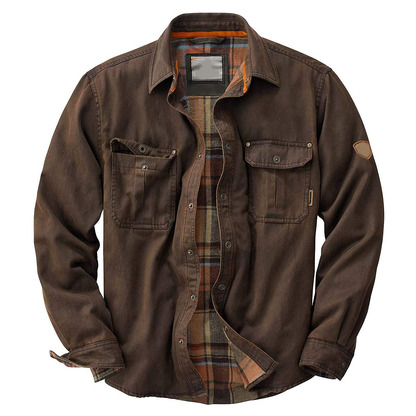 Julio | Veste Chemise Homme à Manches Longues Doublée en Flanelle - Image 8