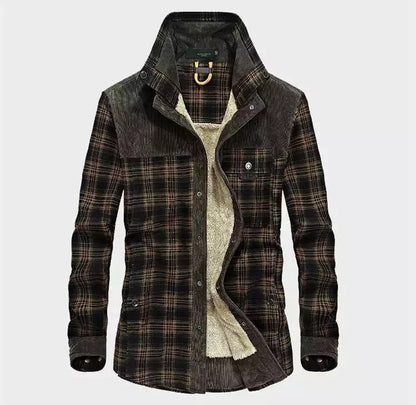 Smail | Veste Chemise à Carreaux Doublée Sherpa pour Homme - Image 1