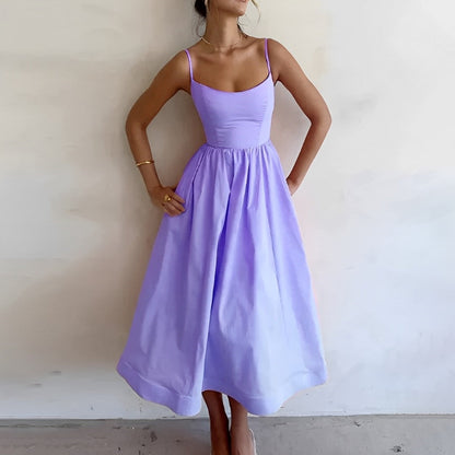 Mathilde | Robe d'été midi élégante pour femmes - Image 2