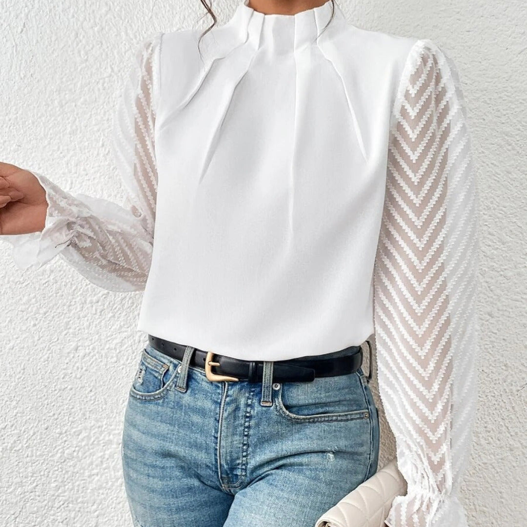 Marion | Haut élégant à motifs pour femmes - Image 3