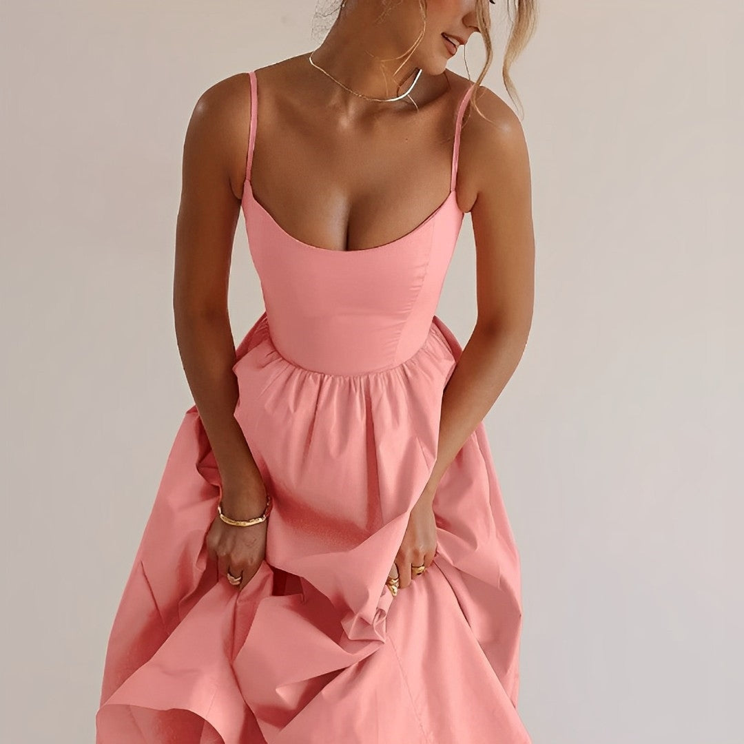 Mathilde | Robe d'été midi élégante pour femmes - Image 5