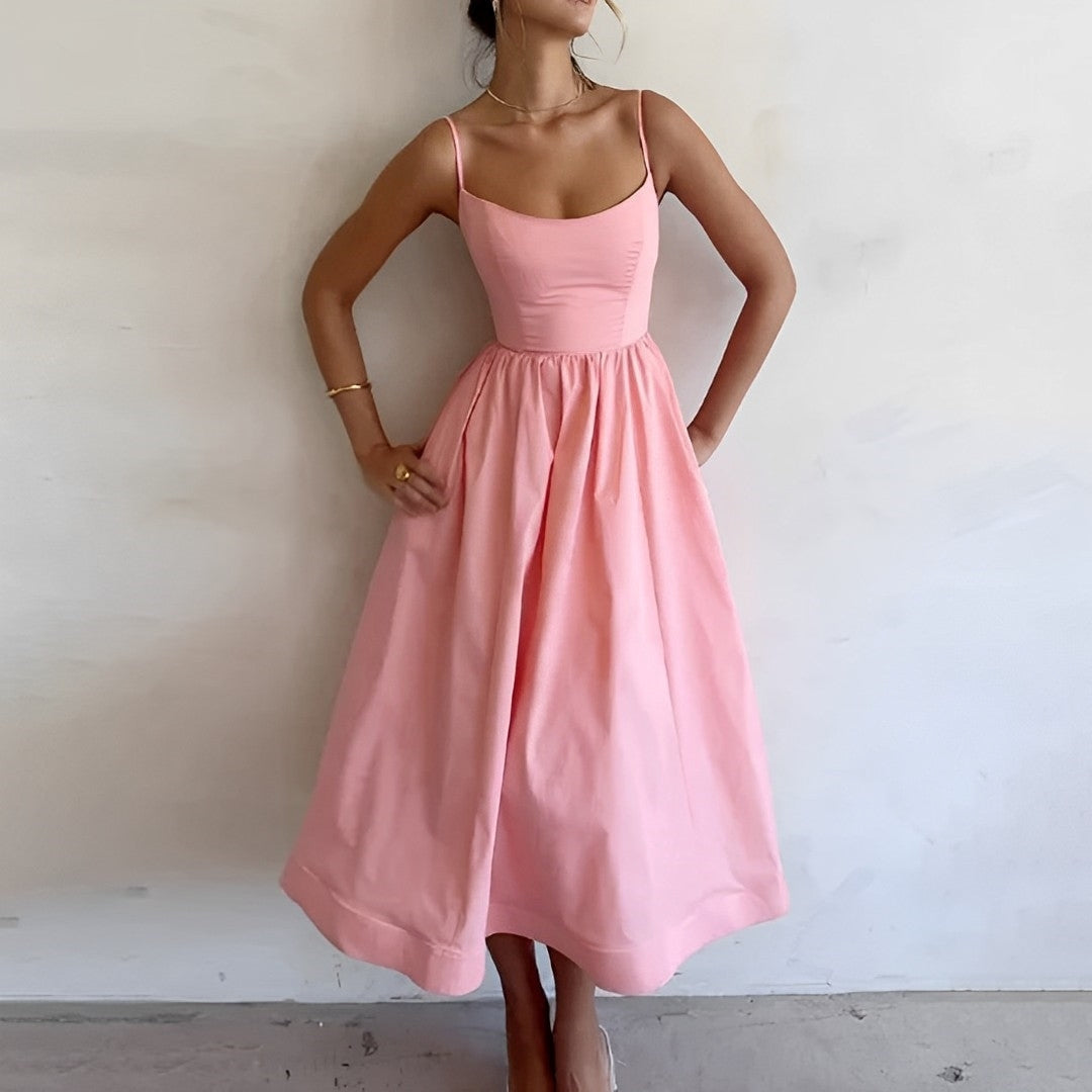 Mathilde | Robe d'été midi élégante pour femmes - Image 3