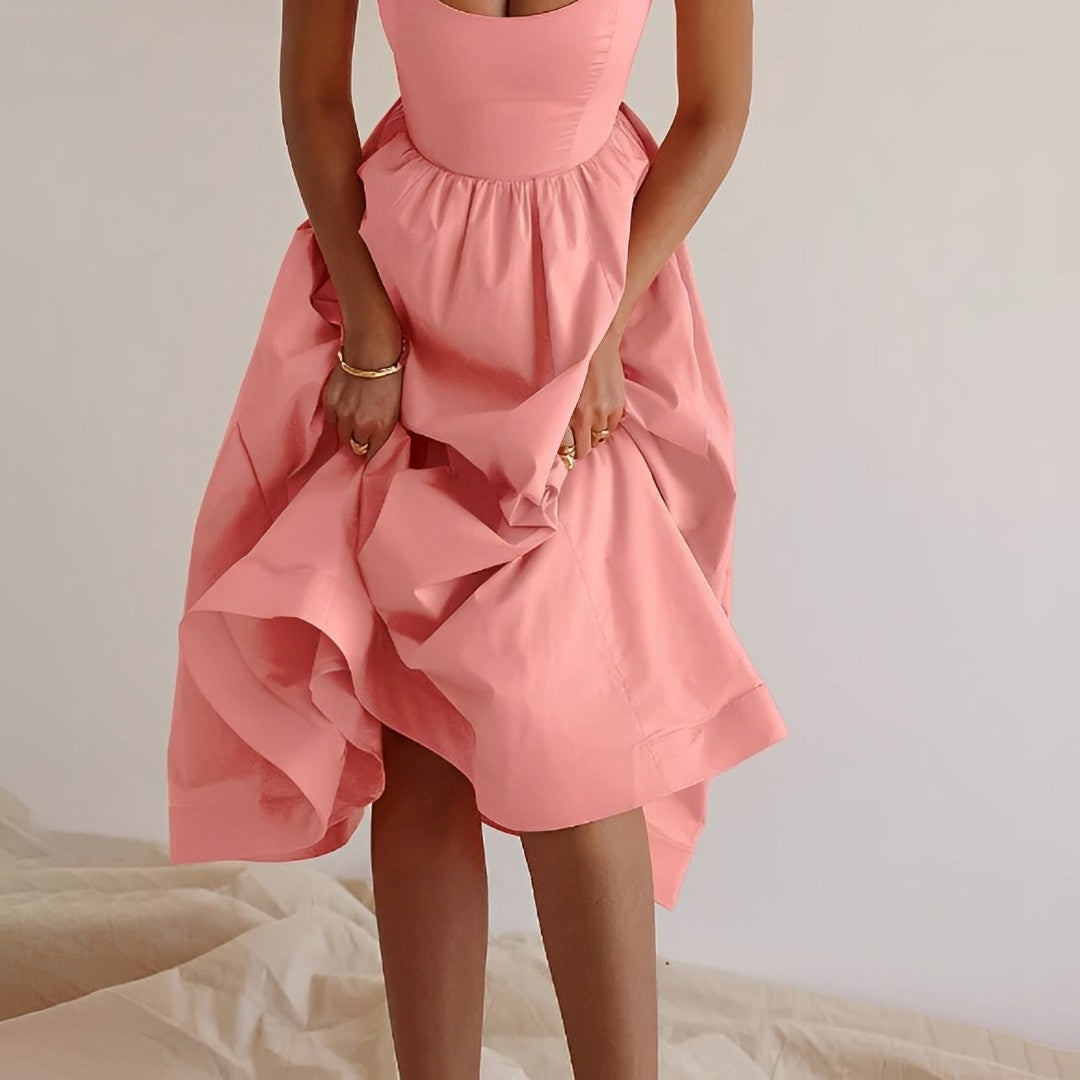 Mathilde | Robe d'été midi élégante pour femmes - Image 6