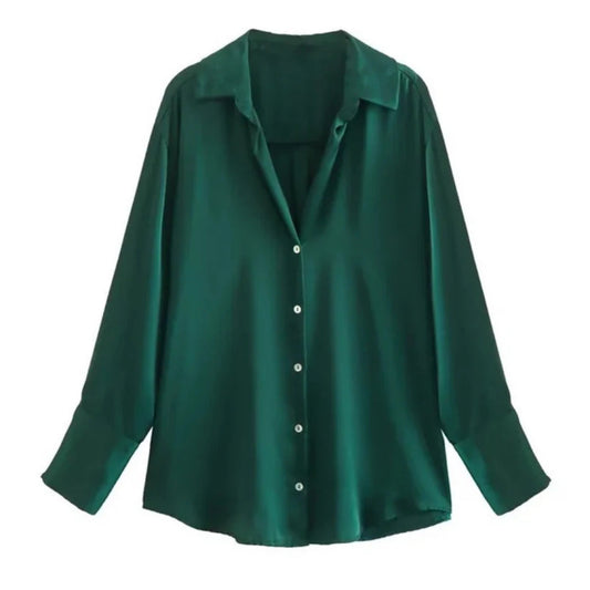 Justine | Ladies Long Sleeve Shirt Stylish Elegant - Image 2