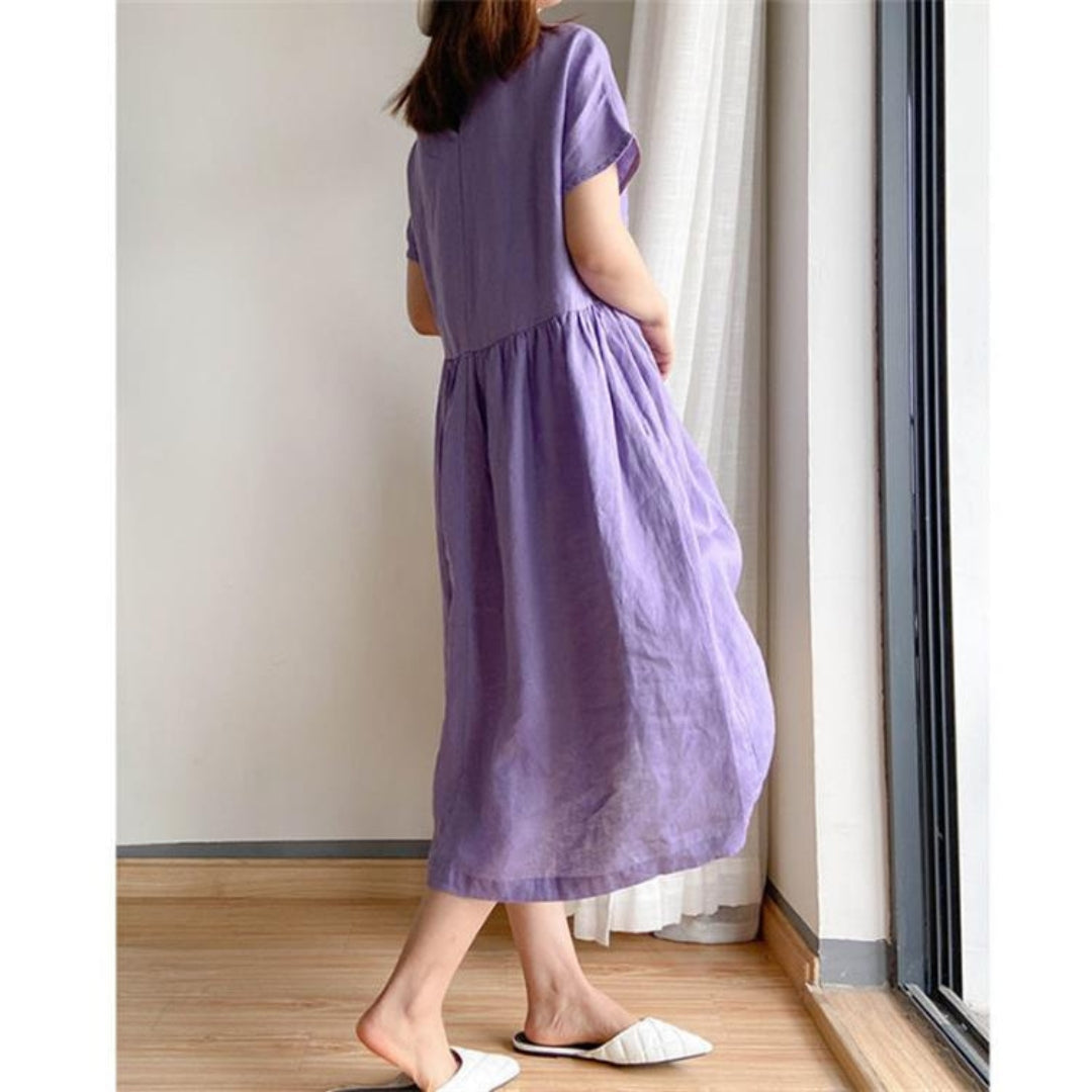 Romane | Robe d'été élégante à manches courtes pour femmes - Image 9