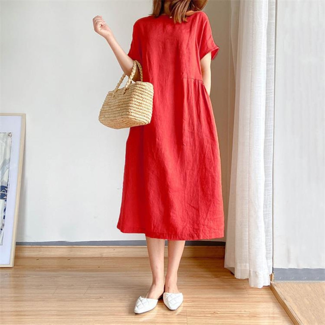 Romane | Robe d'été élégante à manches courtes pour femmes - Image 8