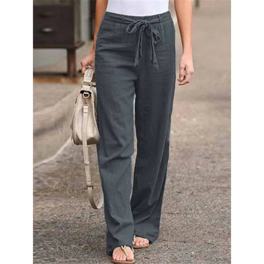 Isabelle | Pantalon palazzo décontracté - Image 2