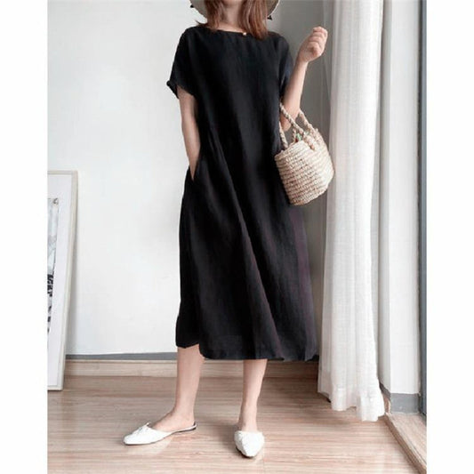 Romane | Robe d'été élégante à manches courtes pour femmes - Image 1