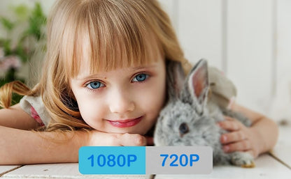 Indendørs Kamera | Nattesyn & Bevægelsesdetektion | Wi-Fi Adgang | SecureView