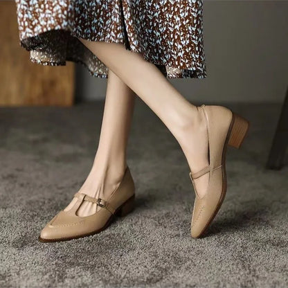 Ingebjørg | Dame Mary Jane Loafers med Spænde - Image 2