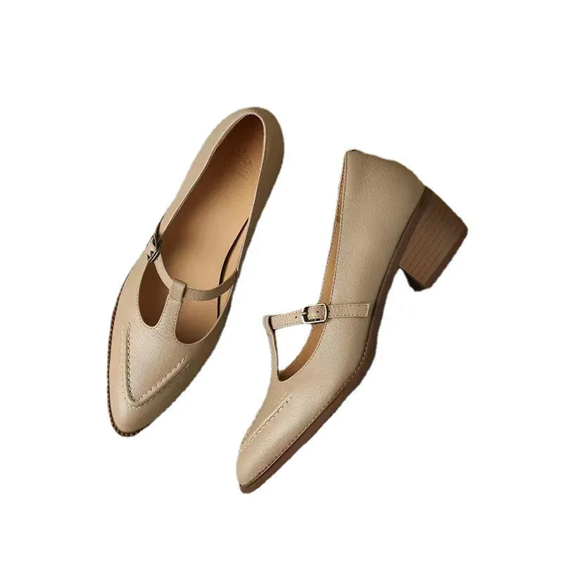 Ingebjørg | Dame Mary Jane Loafers med Spænde - Image 3