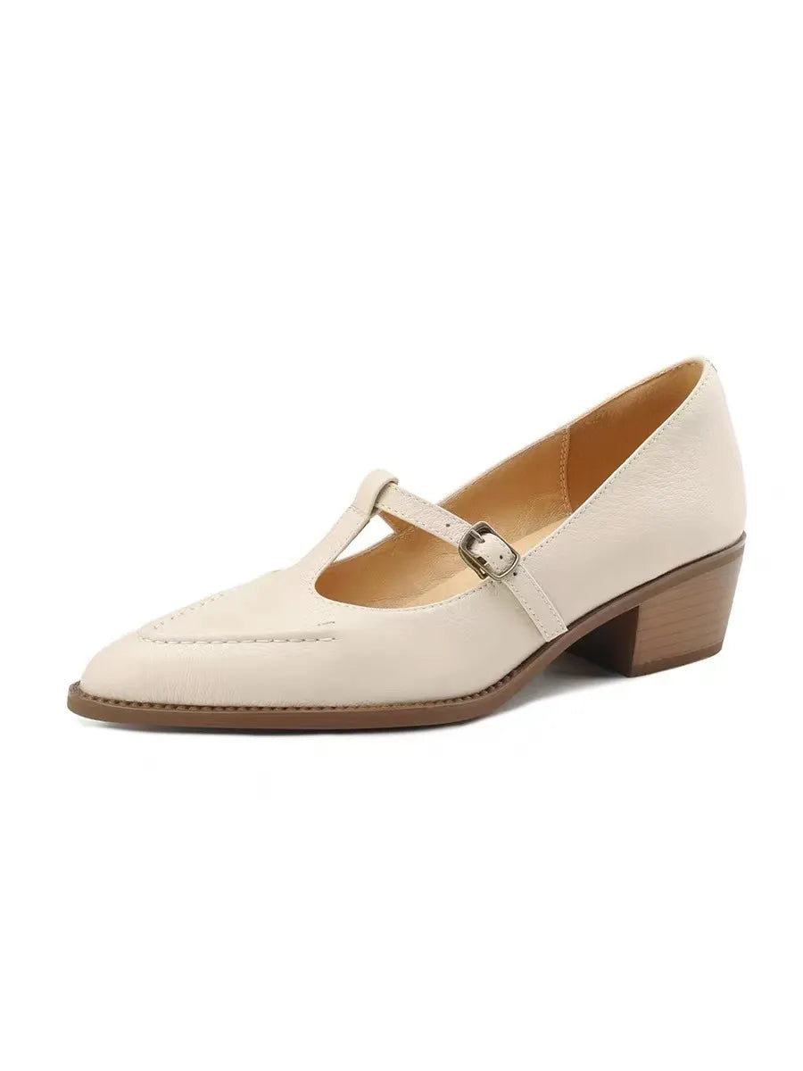 Ingebjørg | Dame Mary Jane Loafers med Spænde - Image 5