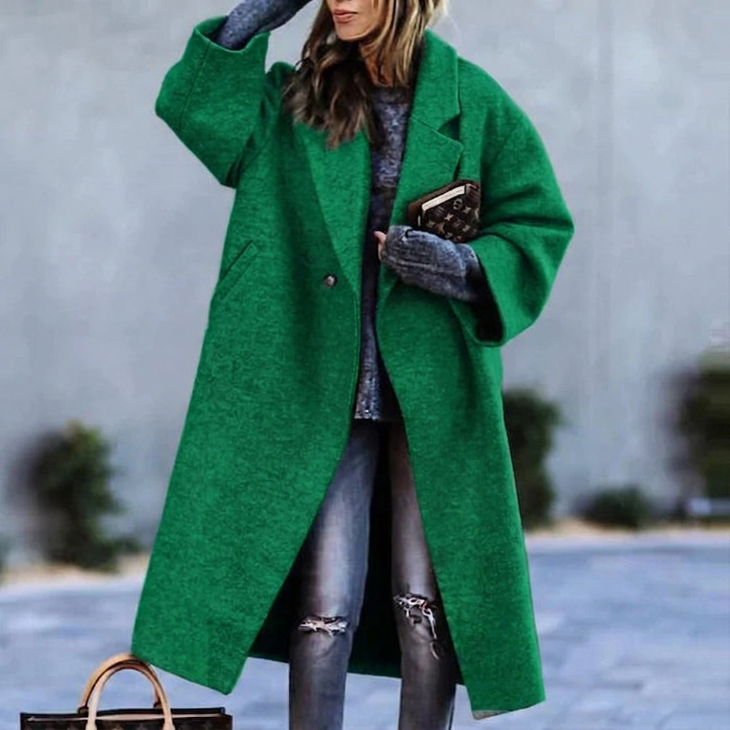 Ingrid | Dame Oversized Lang Frakke - Image 1
