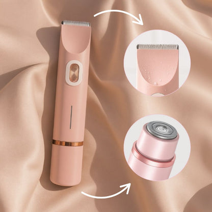 Intimbarbering | Trådløs elektrisk barbermaskine | Blid våd og tør barbering | IntimLisse