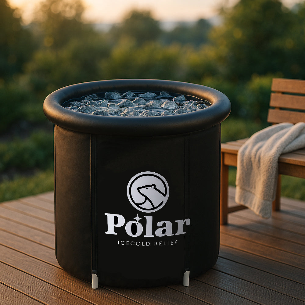 Isbad - Polar Recovery Deluxe Ø 80 cm med termisk låg