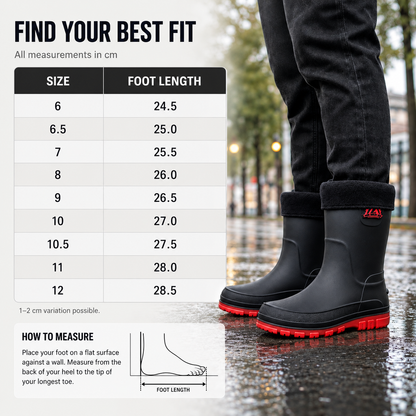 Isolerede gummistøvler