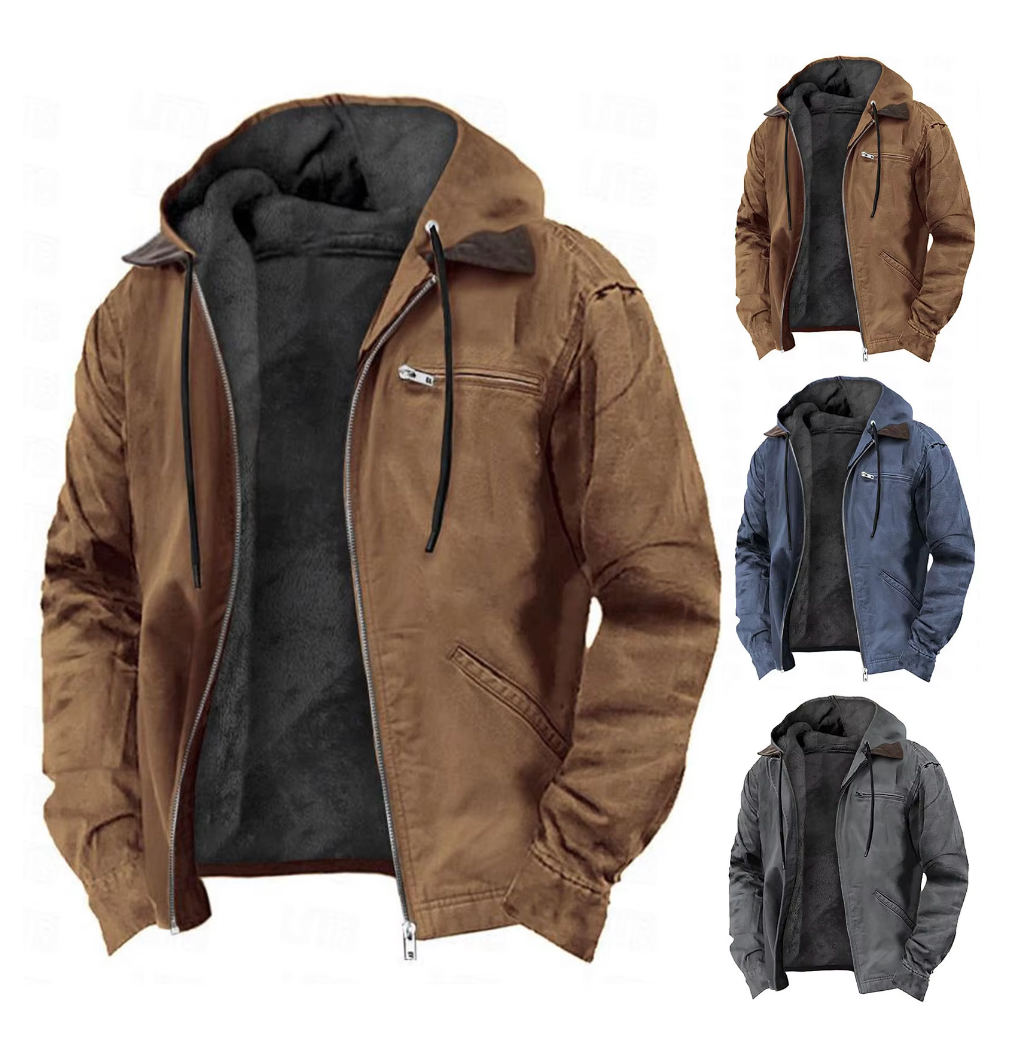 Karim | Veste zippée à capuche pour homme - Image 7
