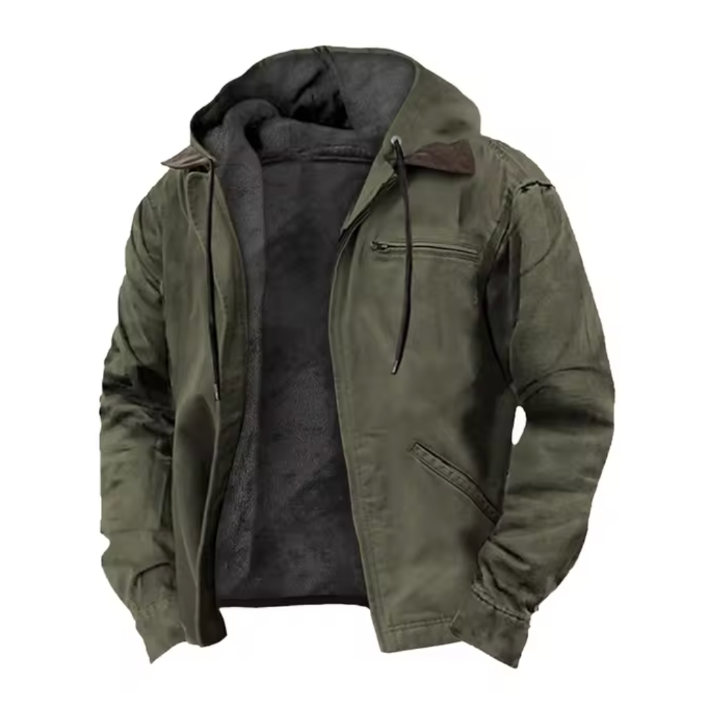 Karim | Veste zippée à capuche pour homme - Image 2