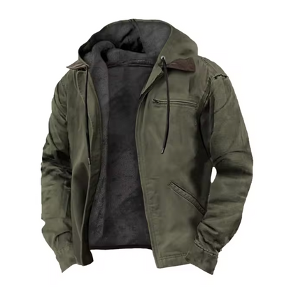 Karim | Veste zippée à capuche pour homme - Image 2