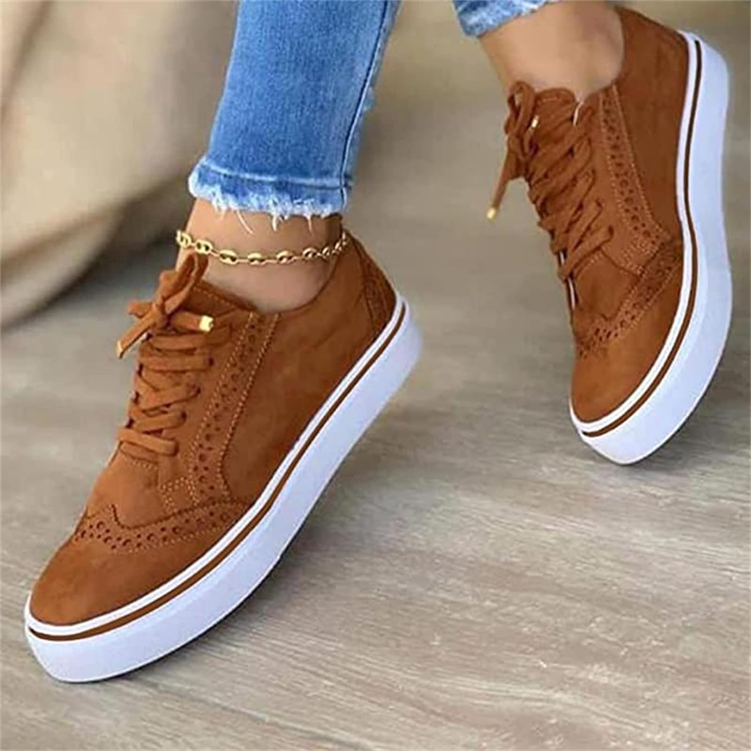 Image of Jensine | Dame Snøresko Platform Sneakers