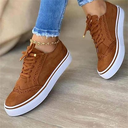 Image of Jensine | Dame Snøresko Platform Sneakers