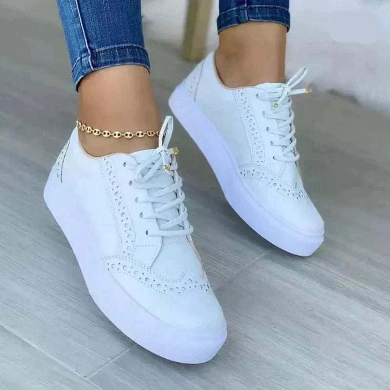 Image of Jensine | Dame Snøresko Platform Sneakers