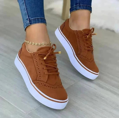 Image of Jensine | Dame Snøresko Platform Sneakers