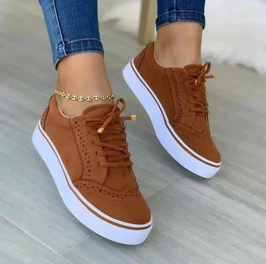 Image of Jensine | Dame Snøresko Platform Sneakers