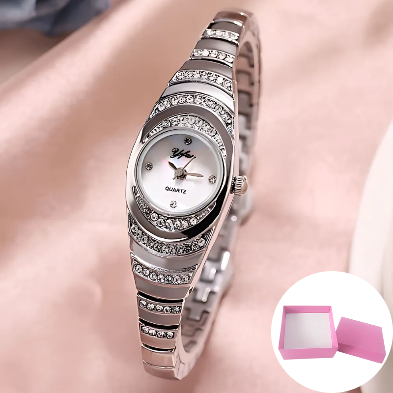 Jewelance™ Elegant Ur: Elegant Moderne Dameur med Gaveæske